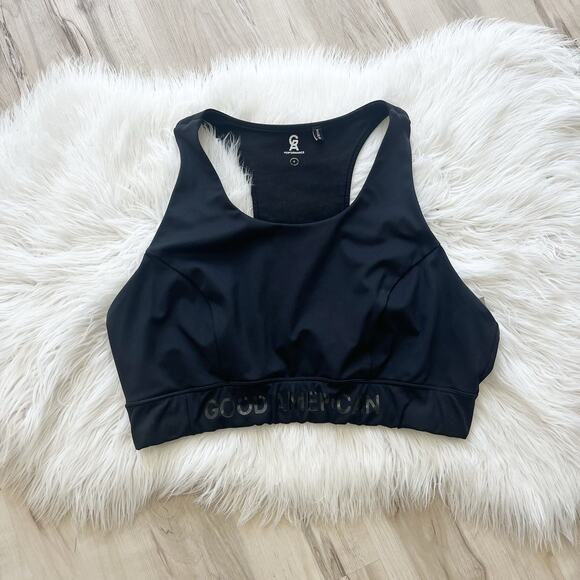 Good American Black Core Power Sports Bra Size 5/2XL - Picture 1 of 4
